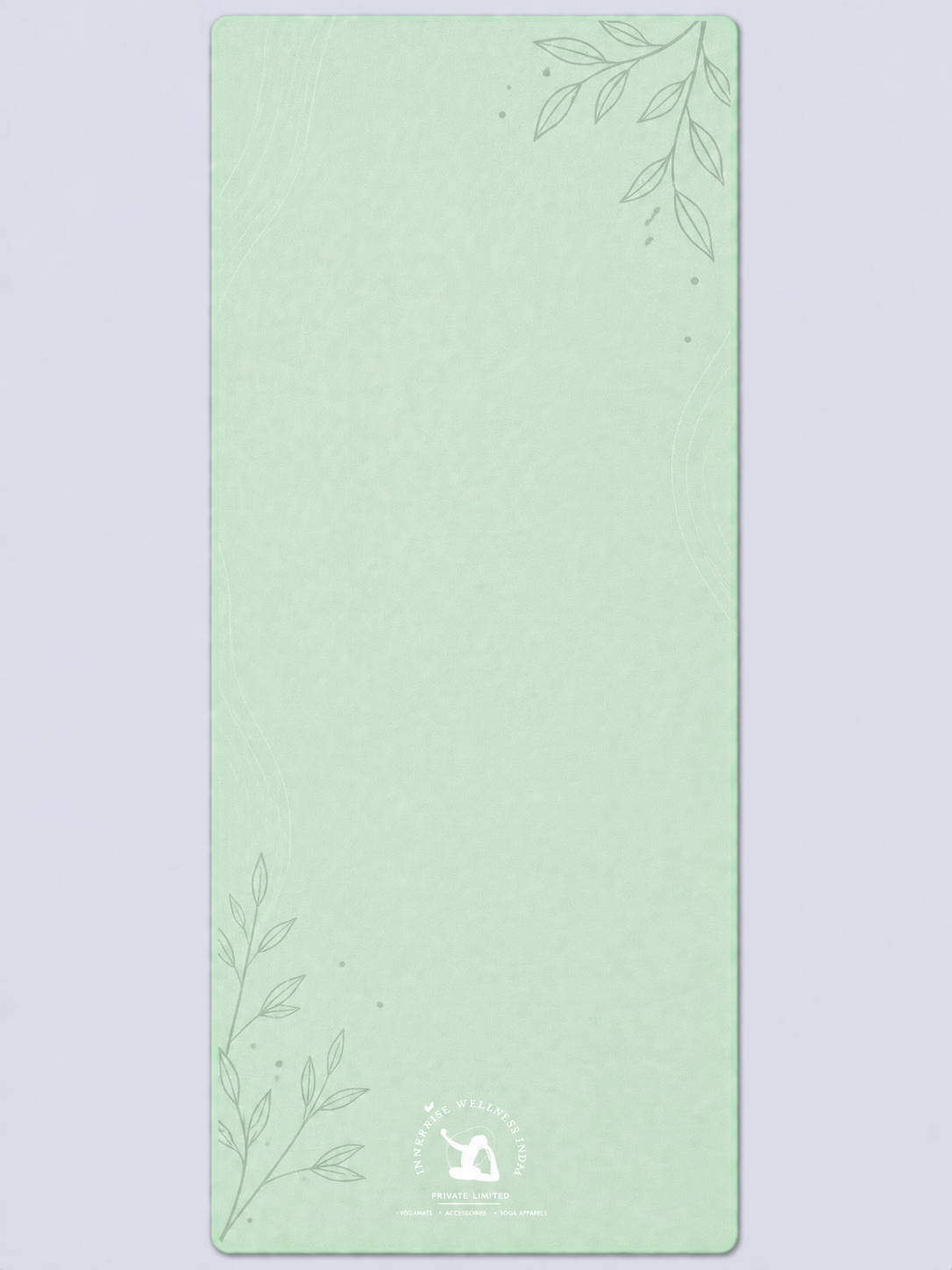 Innerise Mint Harmony Yoga Mat – Sage Green Anti-Slip Premium Mat Innerise Mint Harmony Yoga Mat – Sage Green Anti-Slip Premium Mat