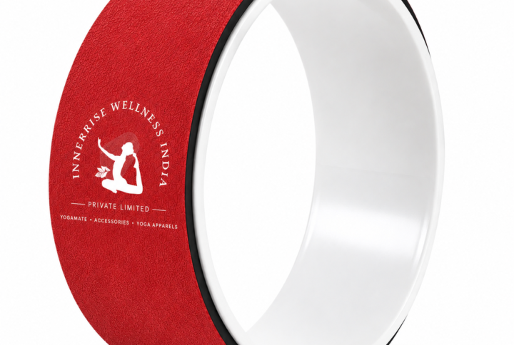 InnerRise PowerFlex Yoga Wheel – Crimson Red Edition