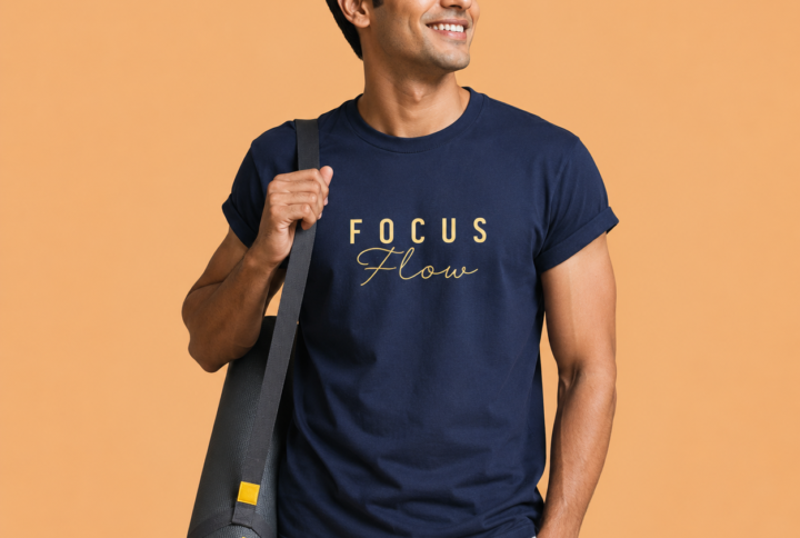 Focus Flow Men's Yoga T-Shirt
